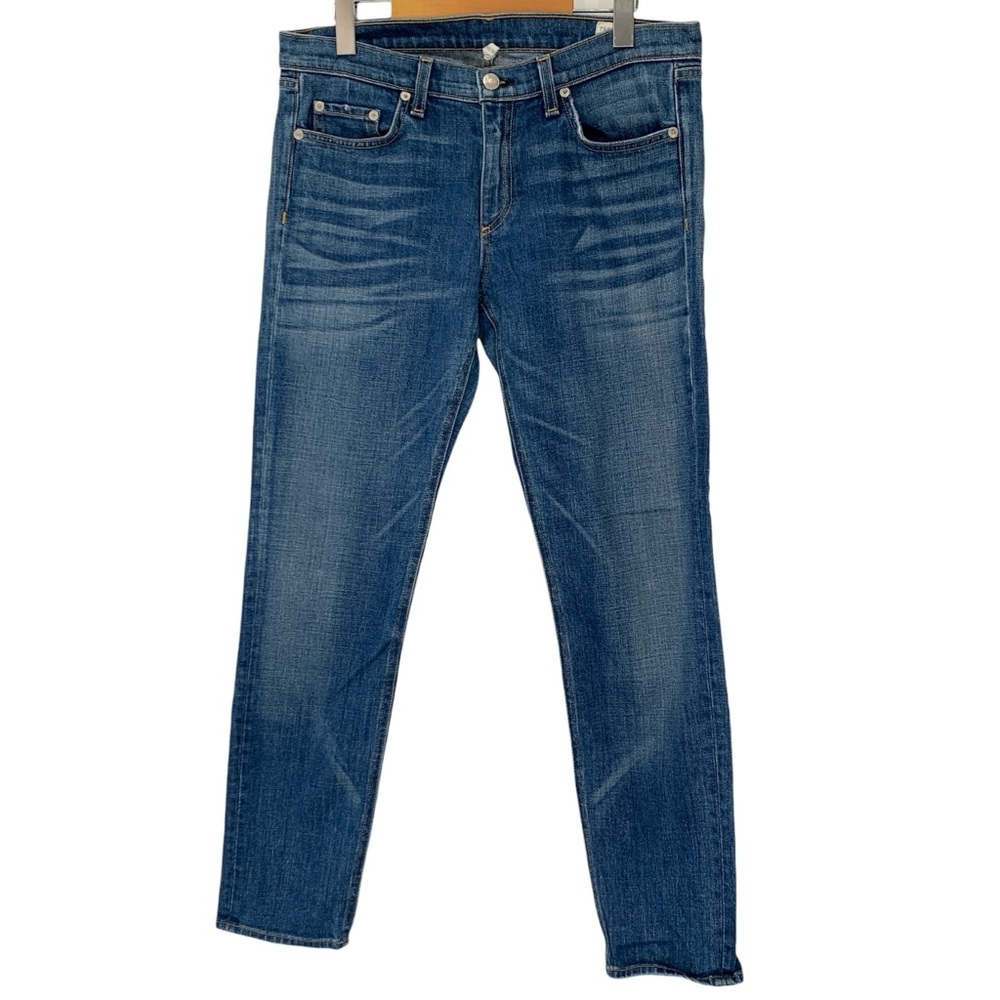 rag and bone The Dre Jeans in Bradford Womens Size 30 Blue Medium Wash Skinny